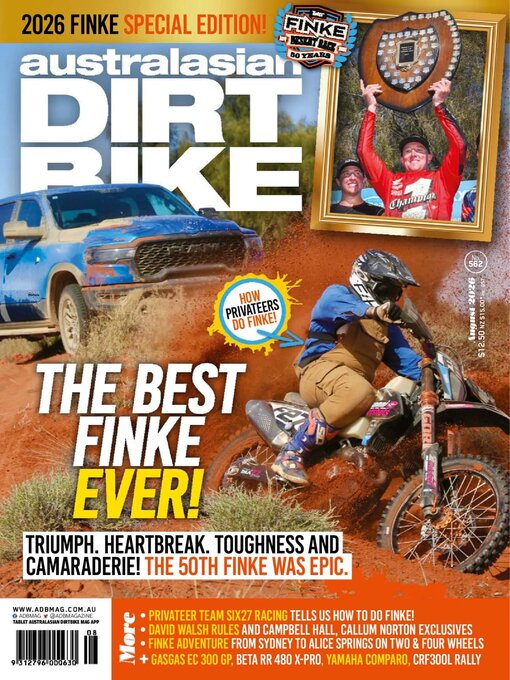 Cover image for Australasian Dirt Bike Magazine